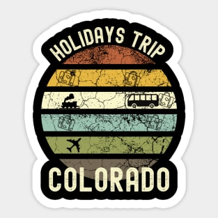 Holidays Trip To Colorado, Family Trip To Colorado, Road Trip to Colorado, Family Reunion in Colorado, Holidays in Colorado, Vacation in Sticker